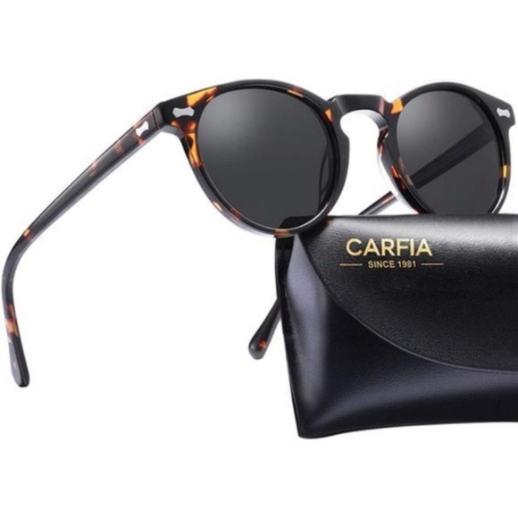 Vintage Polarized Sunglasses for Men UV400 Protection Hand-crafted Acetate Frame